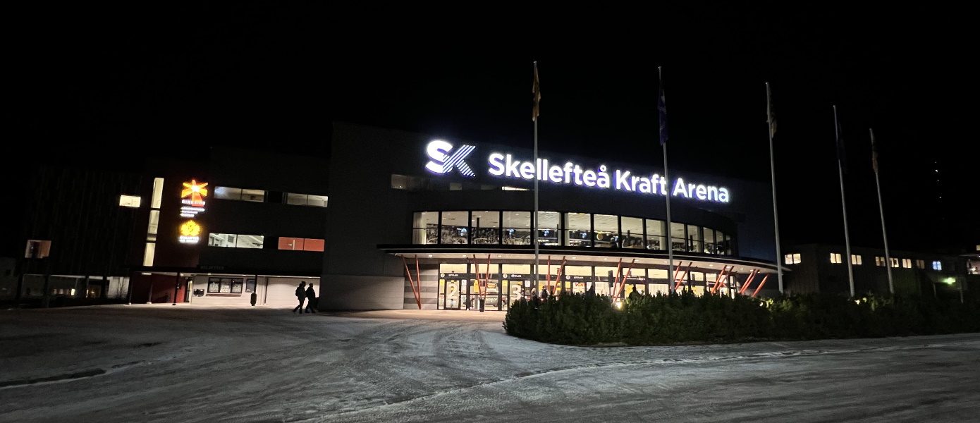 Stadion domácího týmu Skellefteå AIK