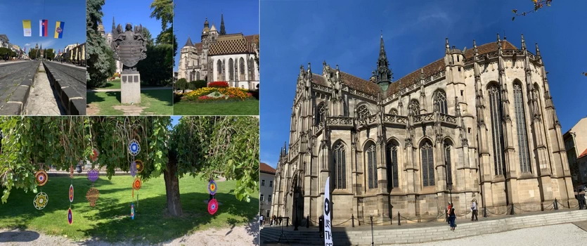 Park pri Dolnej Bráne, kaple sv. Michala a dóm sv. Alžběty