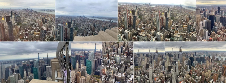 Na vyhlídce v 86. patře už to solidně foukalo, ale pohledy na New York a okolí byly opravdu úchvatné.