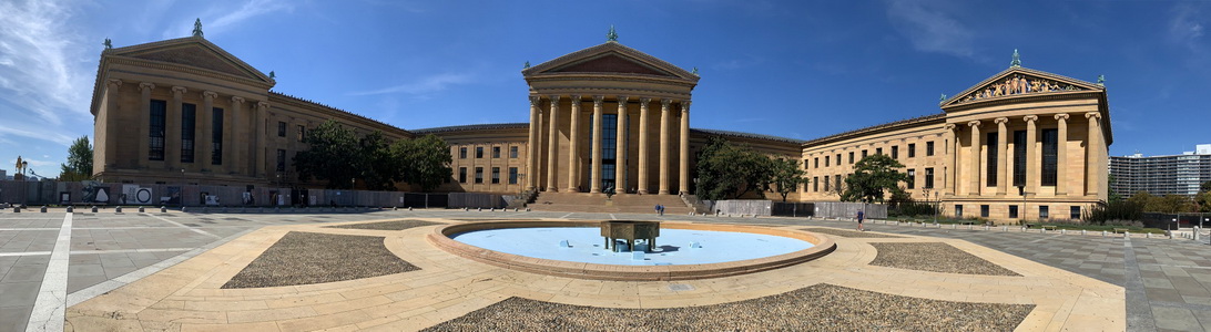 Muzeum umění ve Philly - právě sem vždy vybíhal Rocky Balboa