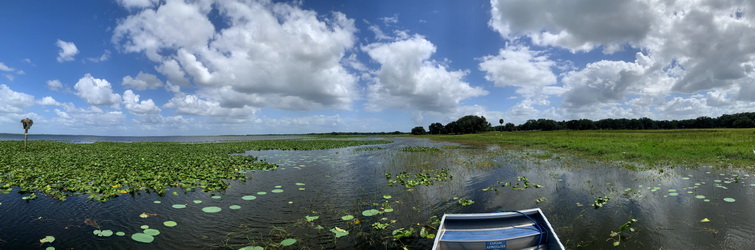 Překrásné jezero Kissimmee jsme propluli křížem krážem